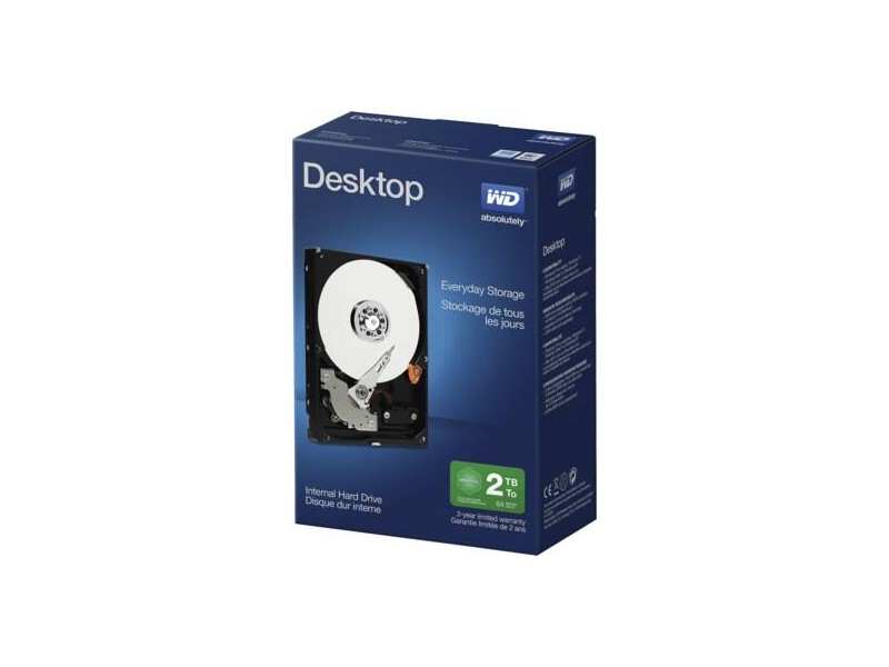 WD Blue Desktop 2TB Retail Kit